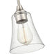 Caily 1 Light 5.75 inch Brushed Nickel Indoor Pendant Ceiling Light